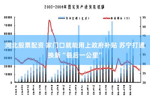 河北股票配资 家门口就能用上政府补贴 苏宁打通换新“最后一公里”